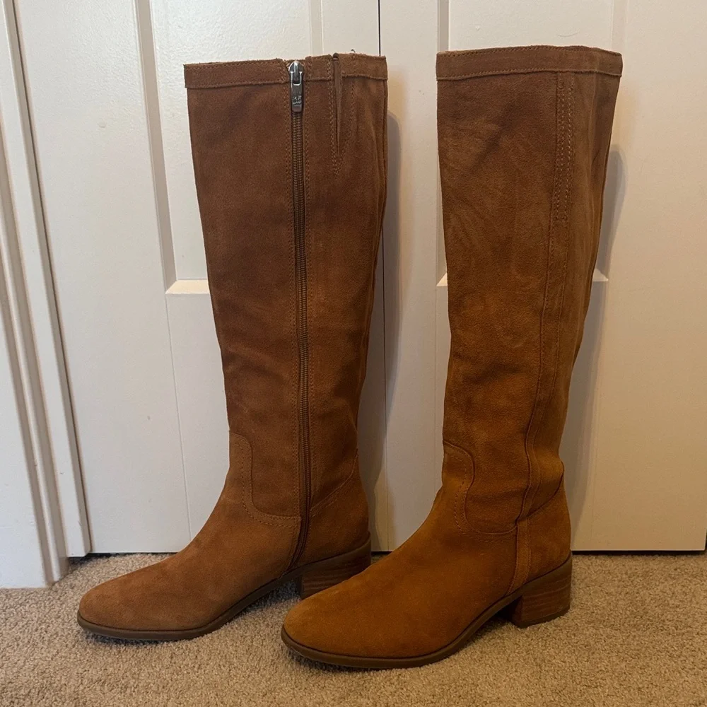 Marc Fisher Women's Over-The-Knee Suede Boots in Brown
